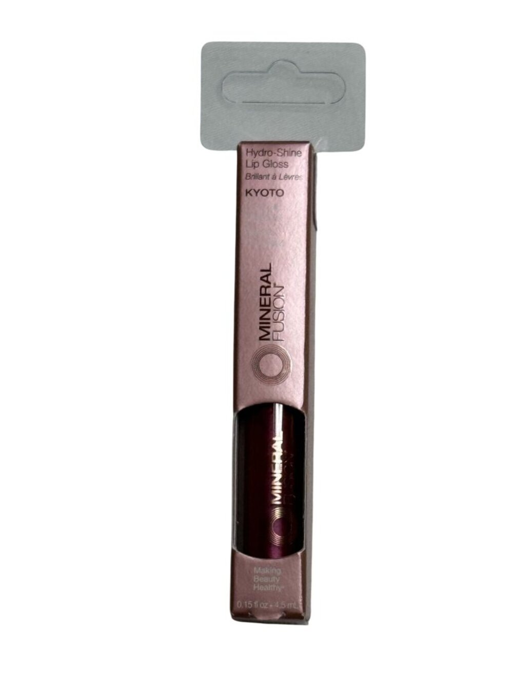 Mineral Fusion Hydro-Shine Lip Gloss Kyoto New Vegan Clean Beauty